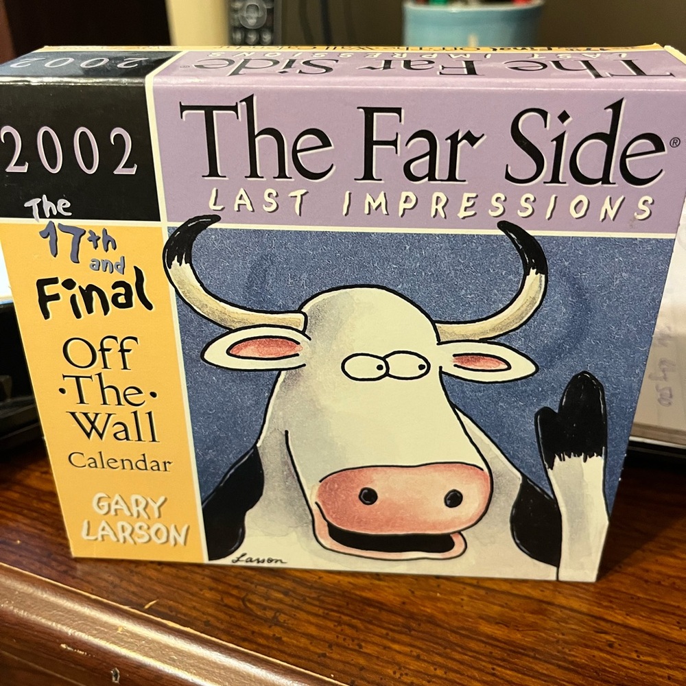 The Far Side 2002 Calendar new with tags never used